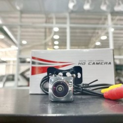 Camera lùi AHD cánh bướm mạ chrome, đánh lái theo góc lùi